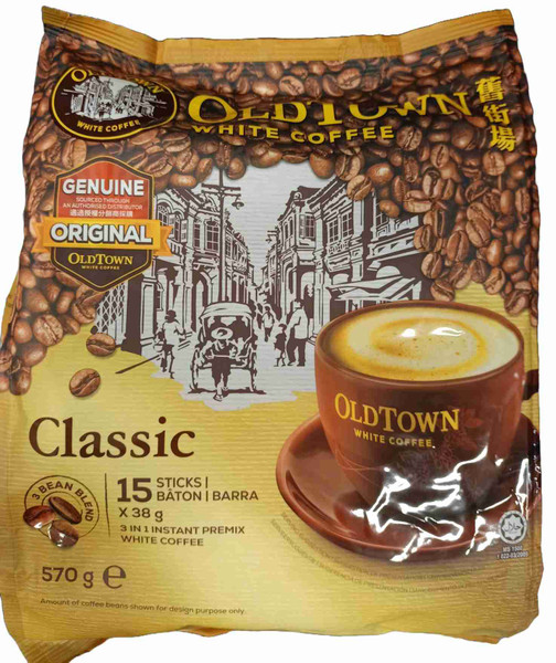 OLD TOWN COFFEE 3 IN 1 CLASSIC 570G(15STICKS*38G)