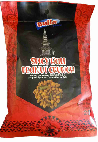 BULLA SNACK SPICY BALI PEANUT CRUNCH 250G