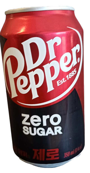 DR PEPPER KOREAN COLA ZERO SUGAR 355ML