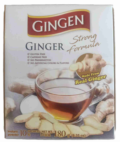 GINGEN INSTANT GINGER TEA STONG 180G