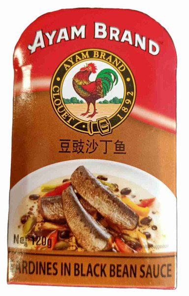 AYAM SARDINES IN BLACK BEAN SAUCE 120G