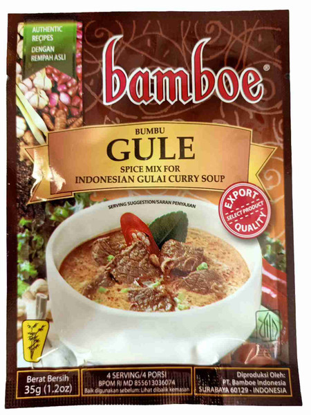 BAMBOE GULE SPICE MIX FOR CURRY SOUP 35G