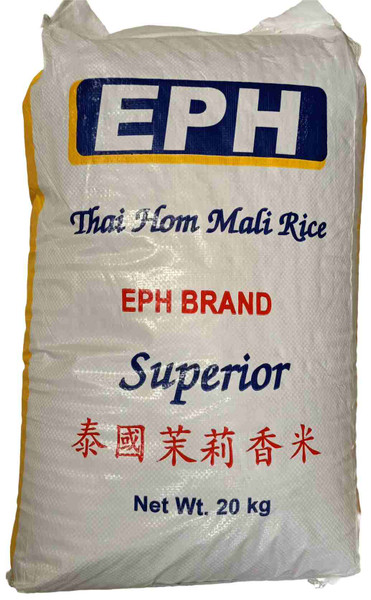 EPH THAI HOM MALI JASMINE RICE 20KG YELLOW