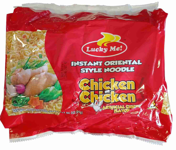 LUCKY ME CHICKEN NOODLE 55G X 6 ( PACK )