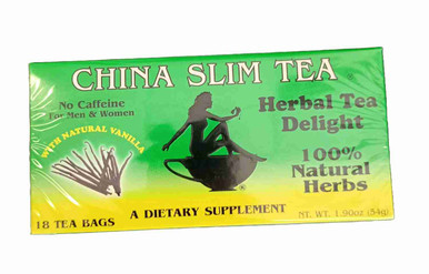 CHINA SLIM TEA WITH NATURAL VANILLA (18 BAGS)240G - Lek's Asian Market