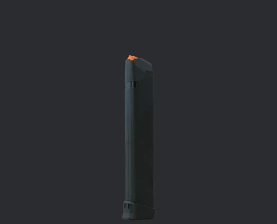 Glock 33 Magazine Black - Orange Follower