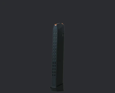 Glock 33 Magazine Black - Orange Follower