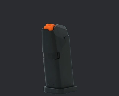 Glock 26 Magazine Black - Orange Follower