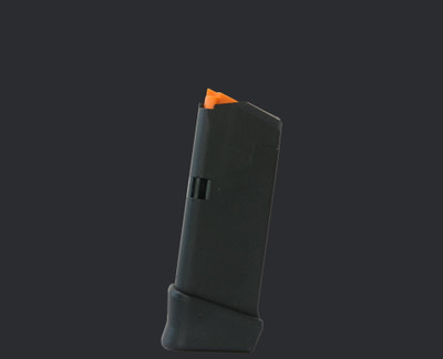 Glock 26 Magazine Black Plus Two - Orange Follower