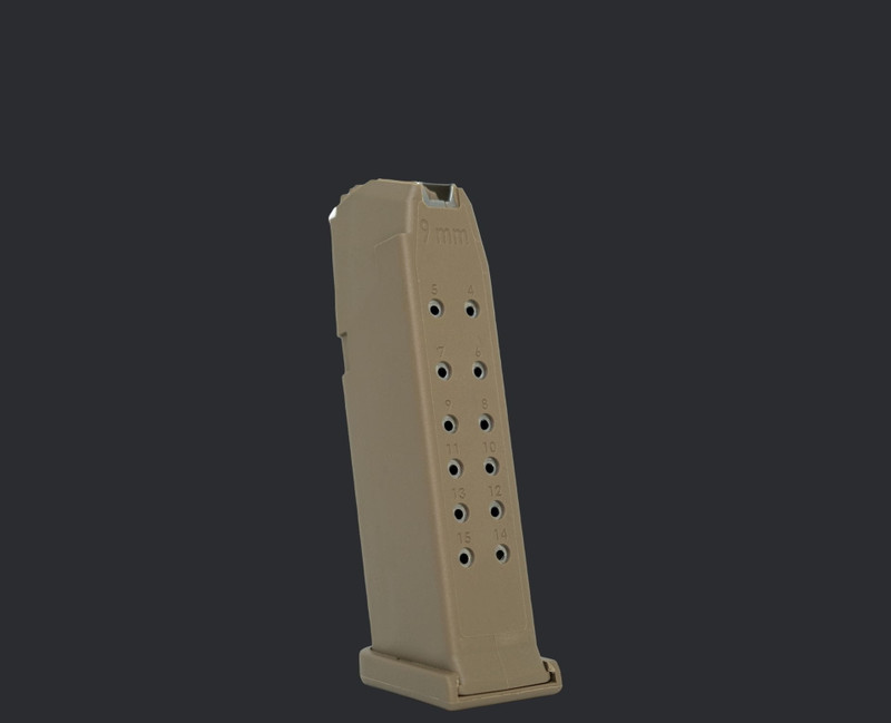 Glock 19 Magazine Desert Brown
