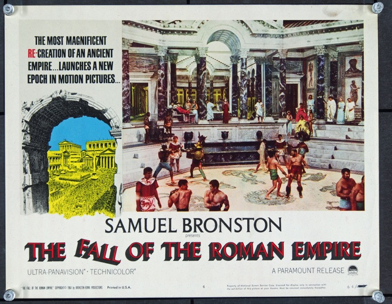 Original Fall Of The Roman Empire The 1964 Movie Poster In C9 original-fall-of-the-roman-empire-the-1964-movie-poster-in-c9
