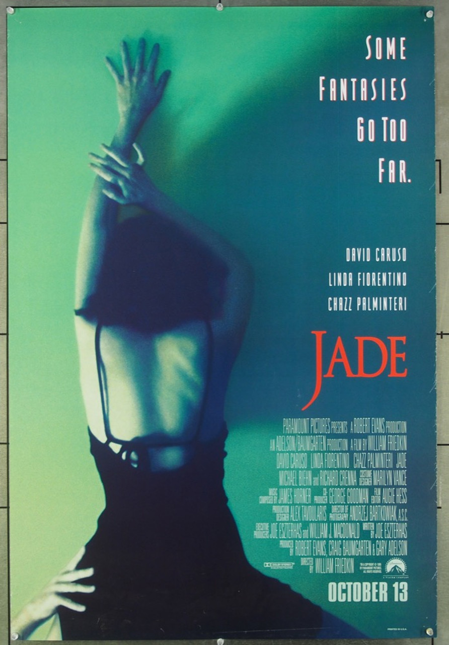 Original Jade 1995 movie poster in VF condition for 35.00