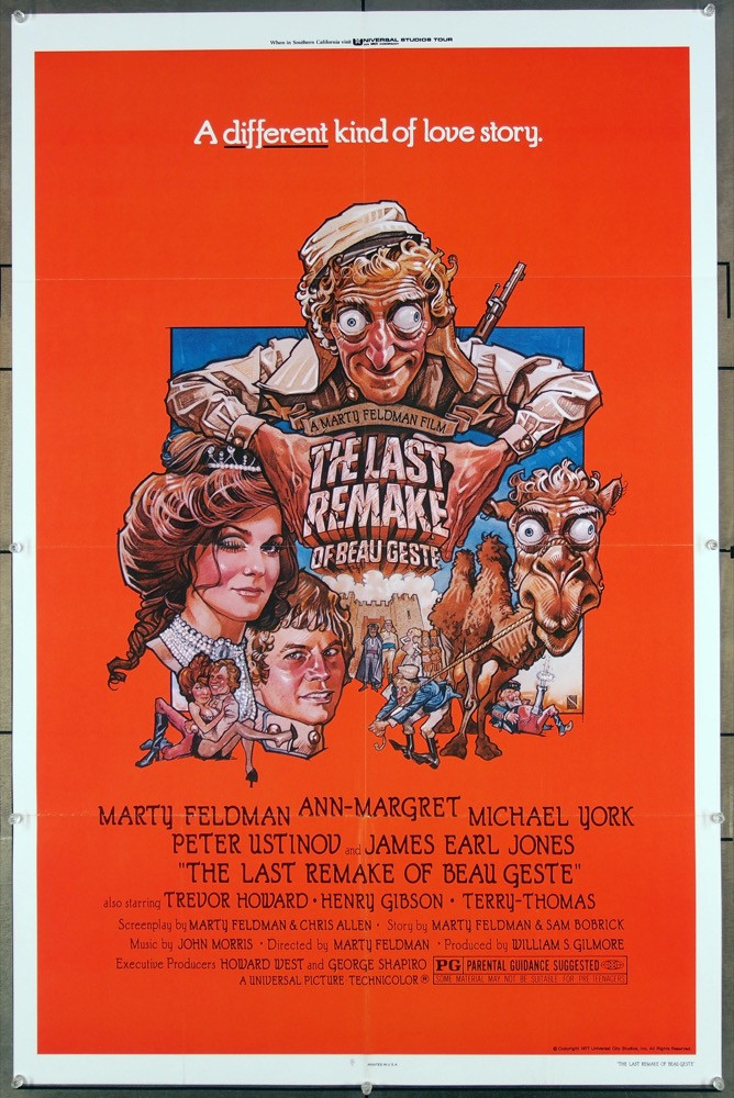 The Last Remake of Beau Geste レトロ　映画ポスター Original Last Remake Of Beau Geste, Trhe (1977) movie poster in C8