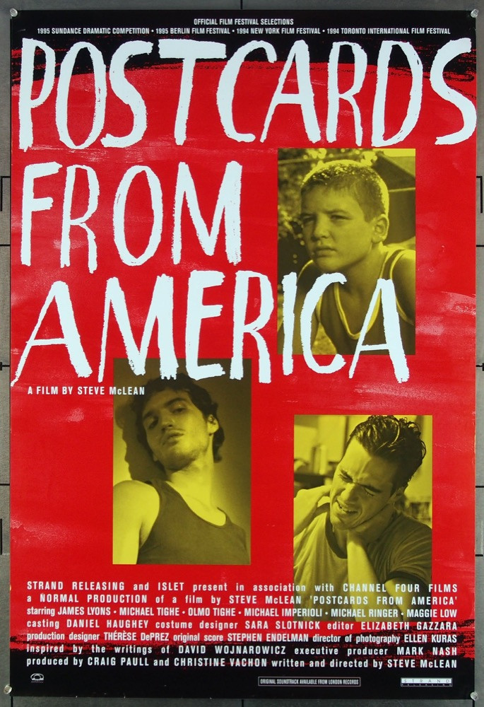 Original Postcards From America (1994) movie poster in C8