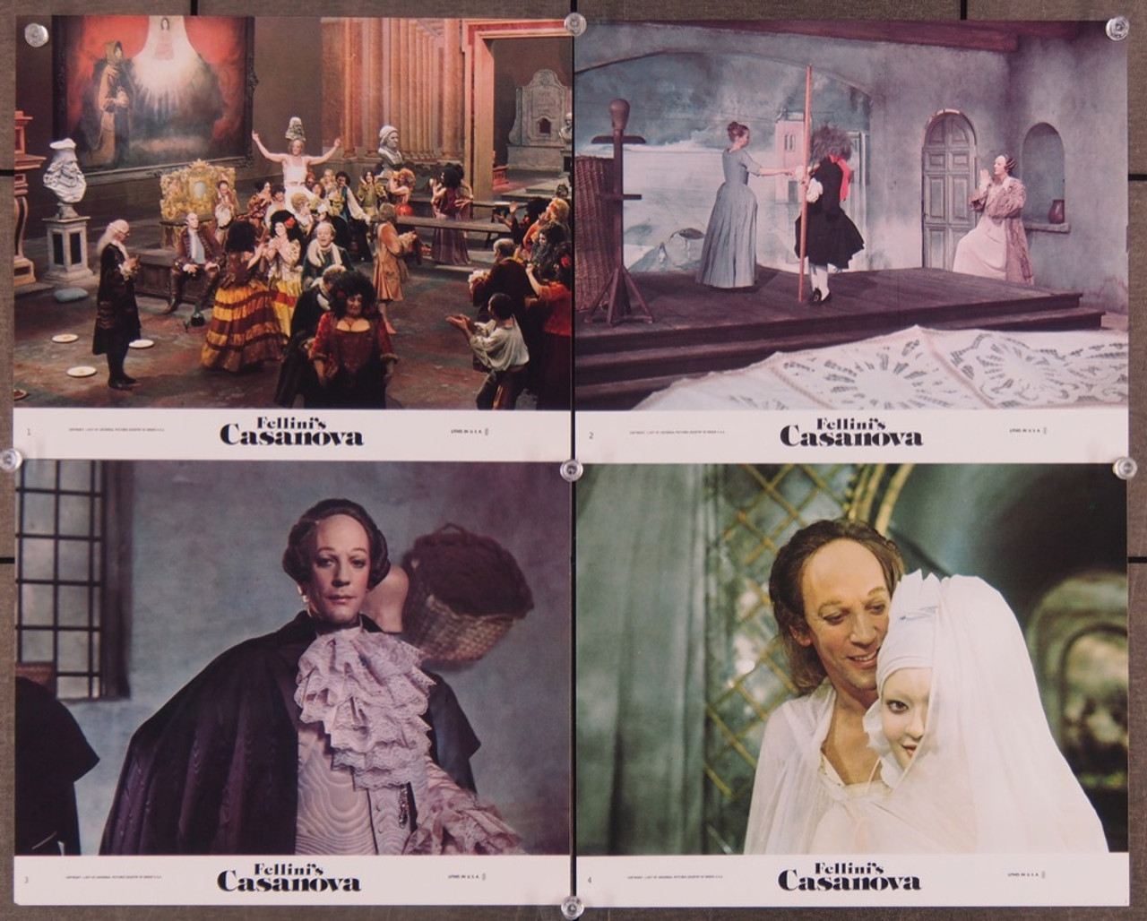 Original Casanova Di Federico Fellini, Il (1976) movie poster in