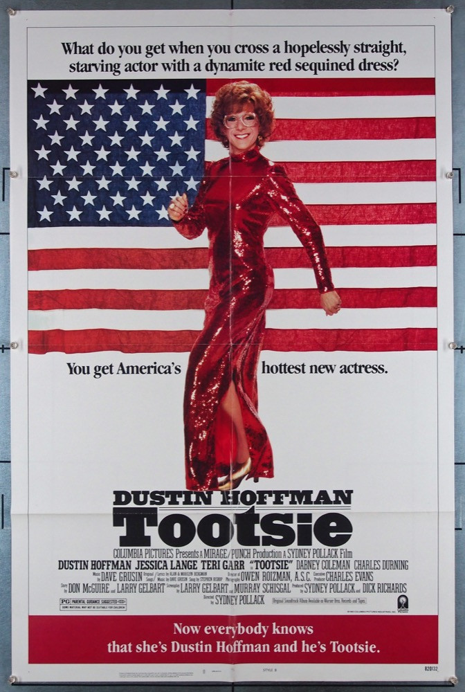 Original Tootsie (1983) movie poster in C8 condition for $90.00