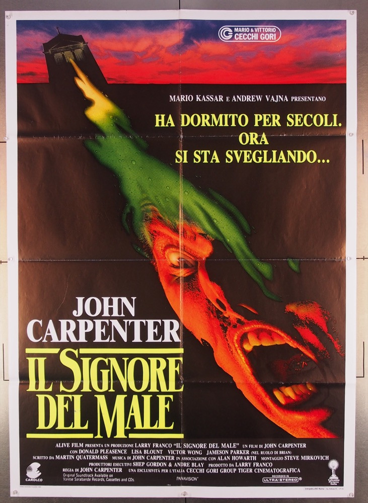 Original Prince Of Darkness (1987) movie poster in C8 condition