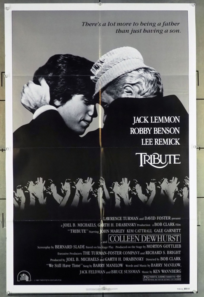 Original Tribute (1980) movie poster in VF condition for $30.00