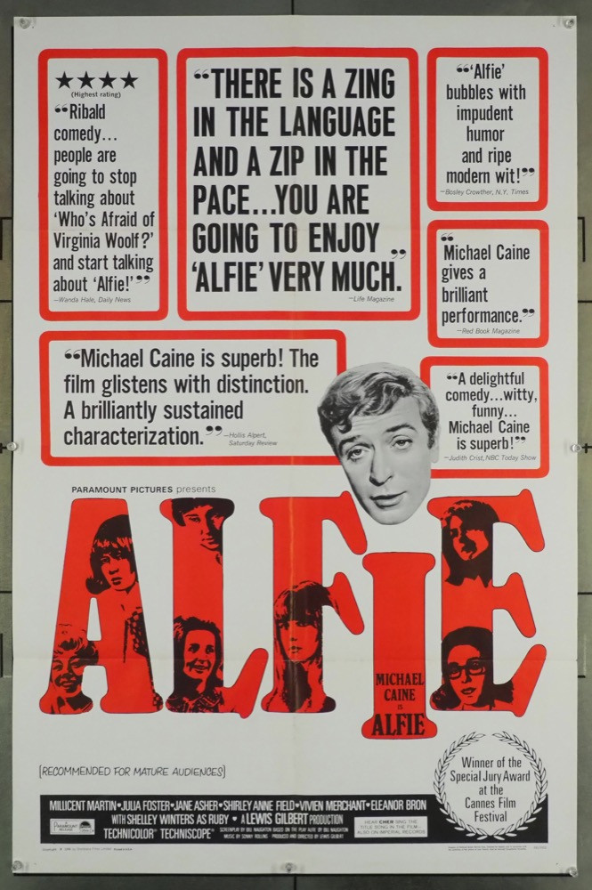 Image result for Alfie 1966 poster