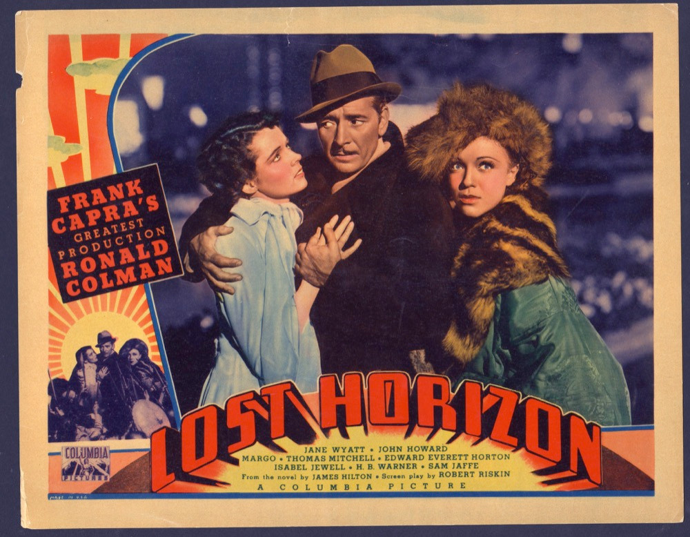 Original Lost Horizon (1937) movie poster in C8 condition for $650.00