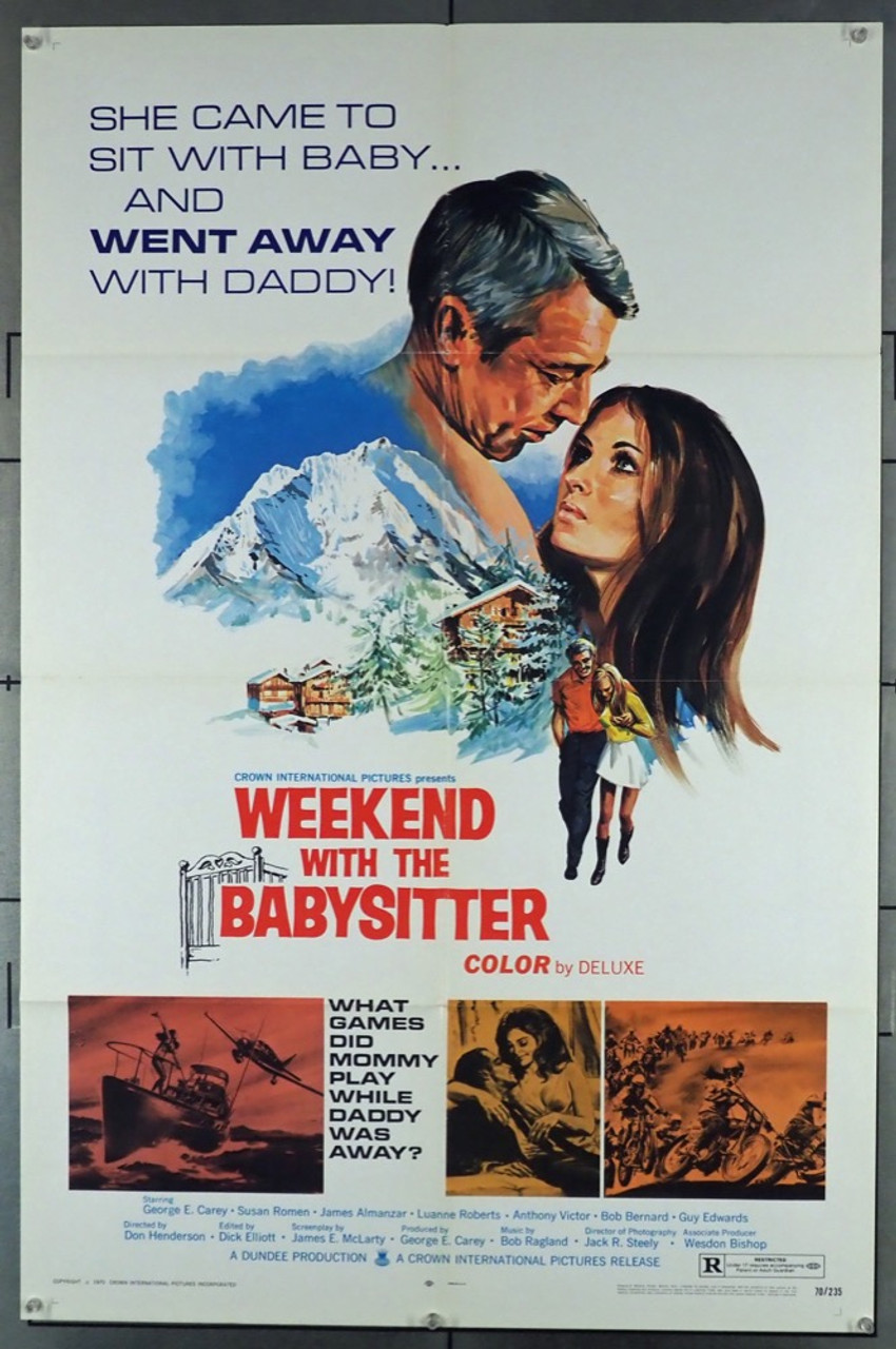 1960s Porn Movies Babysitters - Original Weekend With The Babysitter (1970) movie poster in AU condition  for $25.00