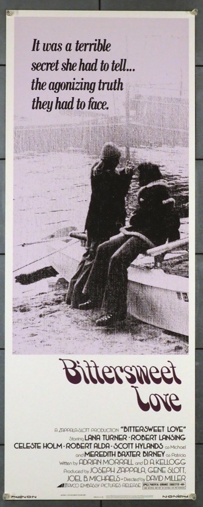 Original Bittersweet Love (1976) movie poster in C8 condition for