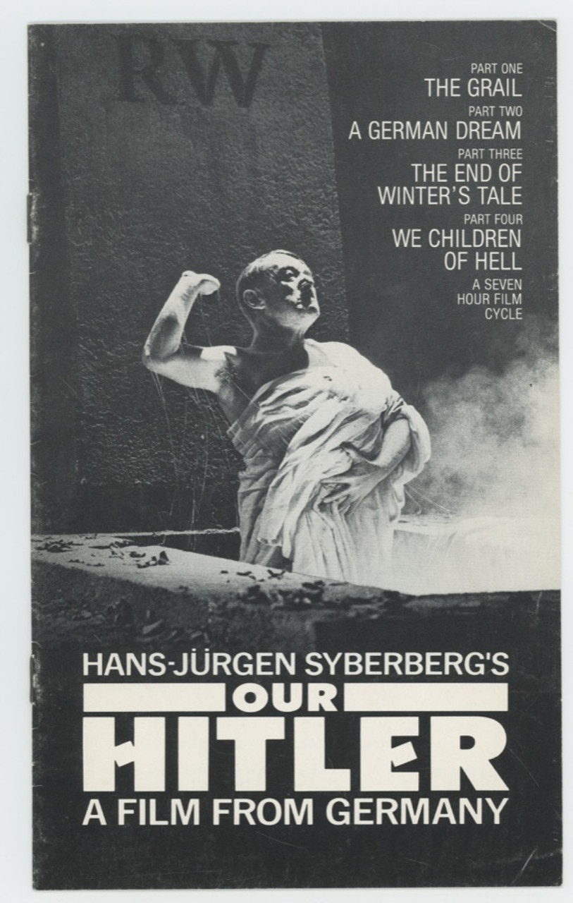 Original Hitler Ein Film Aus Deutschland (1977) movie poster in VF condition for 48.00 Original Hitler Ein Film Aus Deutschland (1977) movie poster in VF condition for 48.00