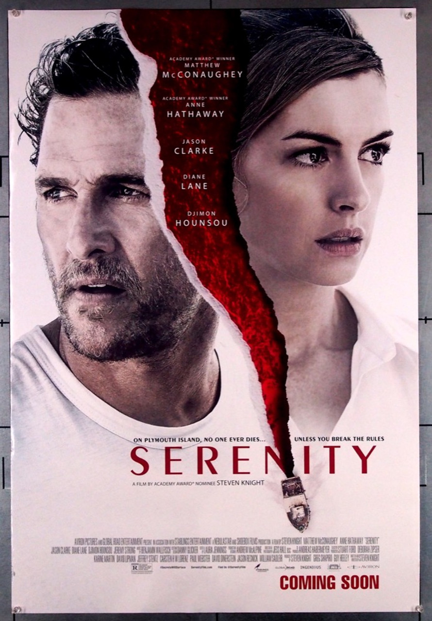 Anne Hathaway Porn Gallery - Original Serenity (2019) movie poster in C8 condition for $30.00