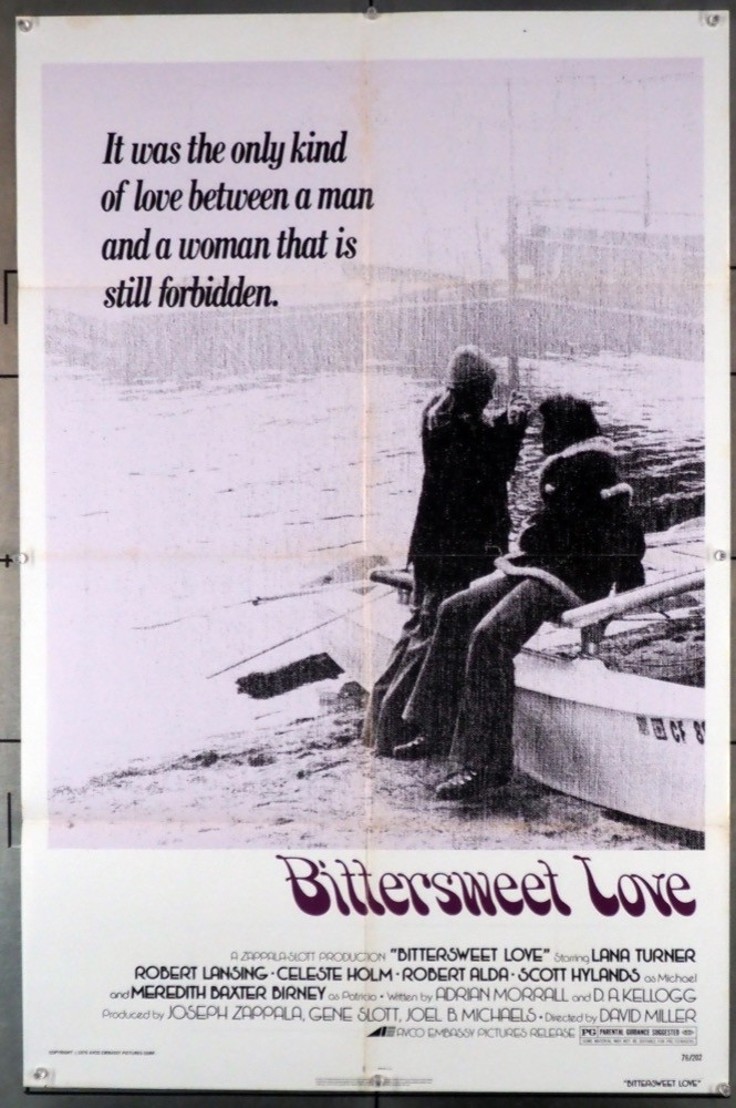 Original Bittersweet Love (1976) movie poster in NM condition for