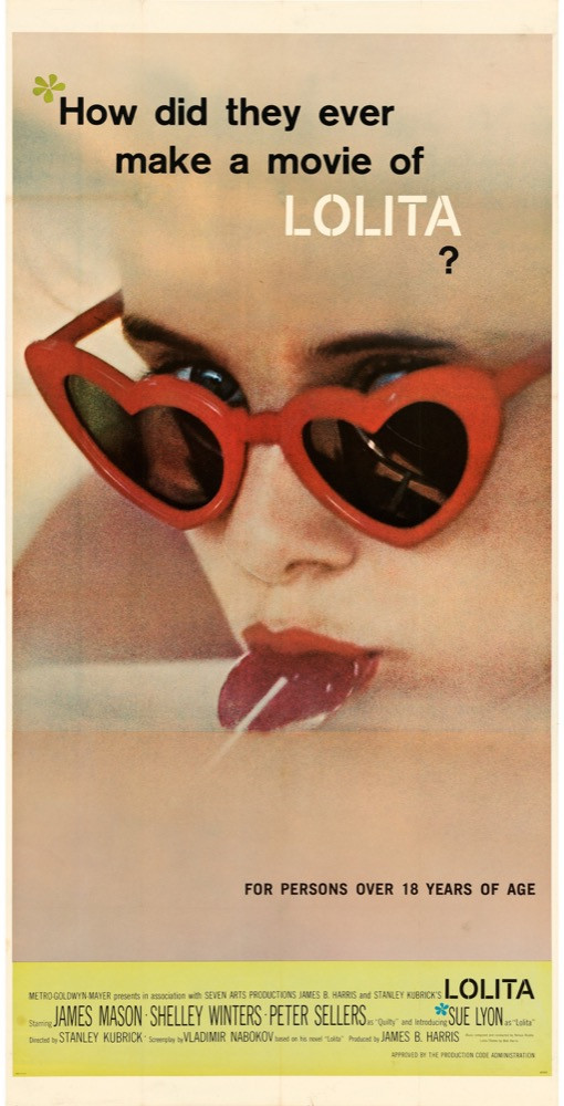 Original Lolita (1962) movie poster in VF condition for $1050.00