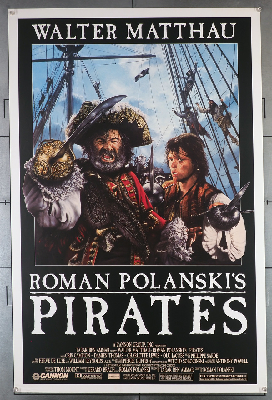 Original Pirates (1986) movie poster in AU condition for $45.00