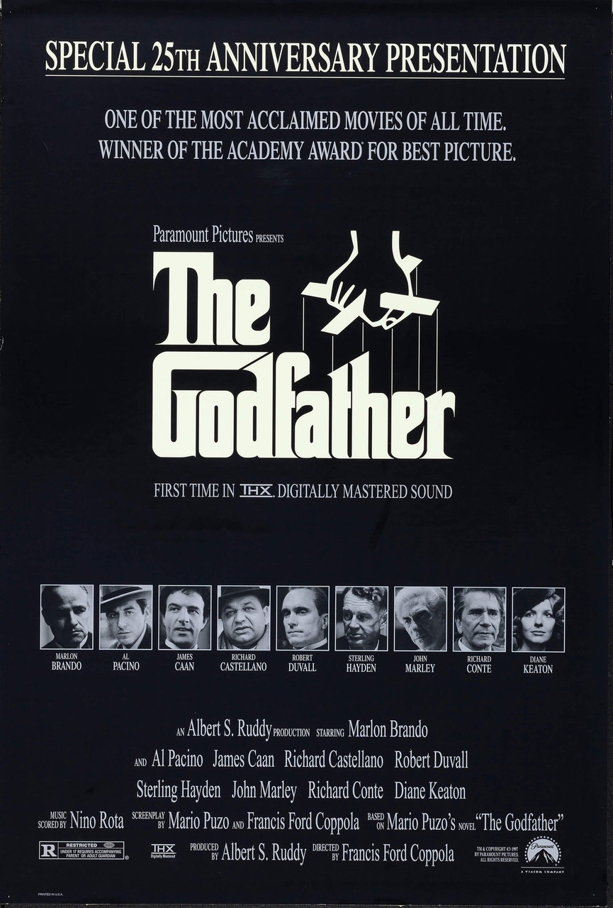 Original Godfather, The (1972) movie poster in NM condition for