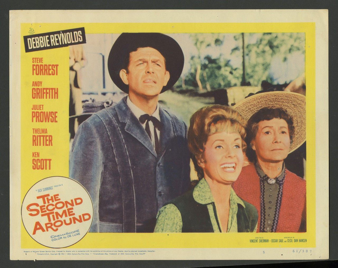 Original Second Time Around, The (1961) movie poster in C8 condition for  $35.00