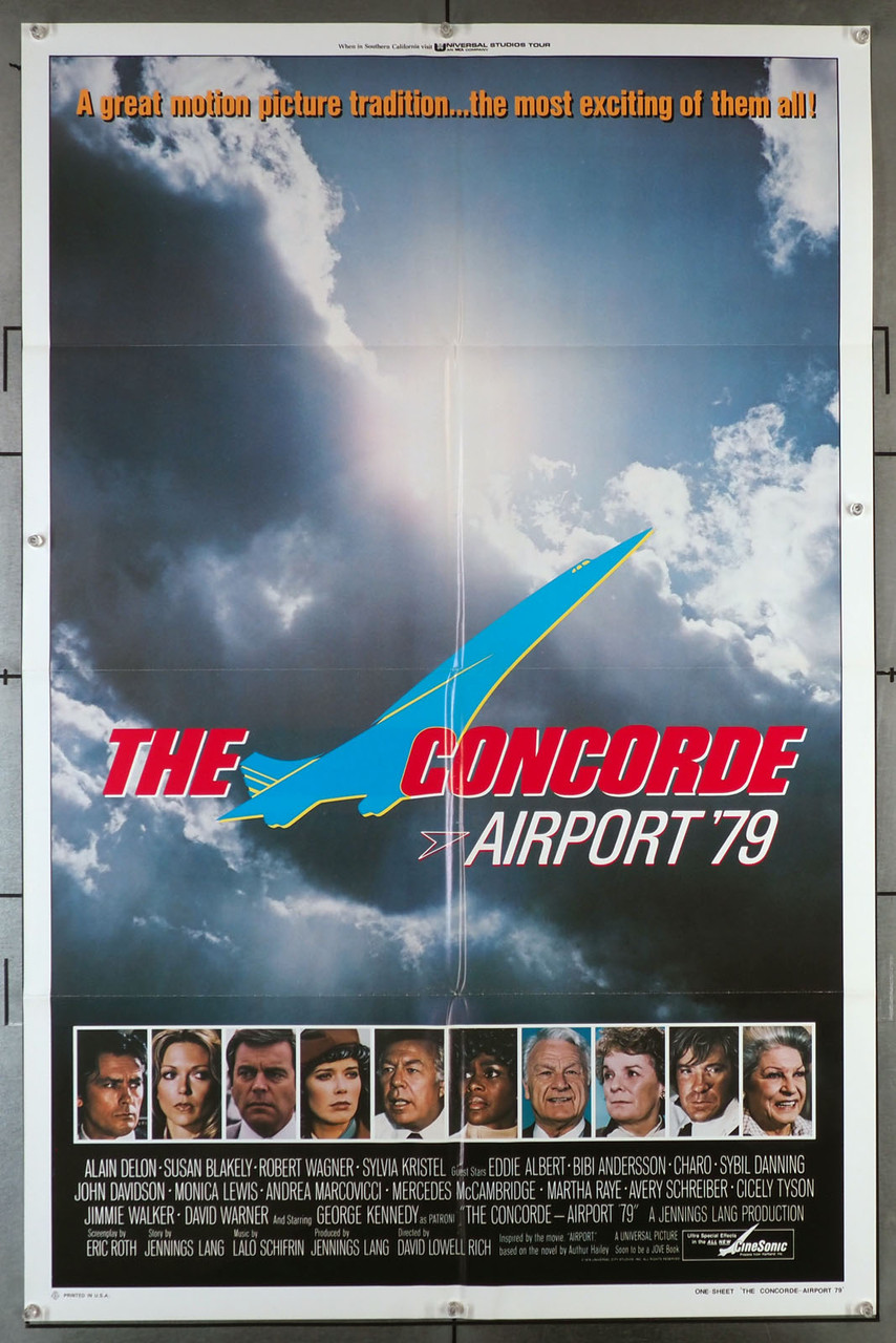 Original Concorde, TheAirport '79 (1979) movie poster in C8