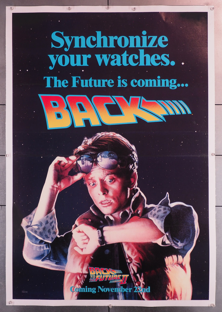 Original Back To The Future Part Ii (1989) movie poster in C8