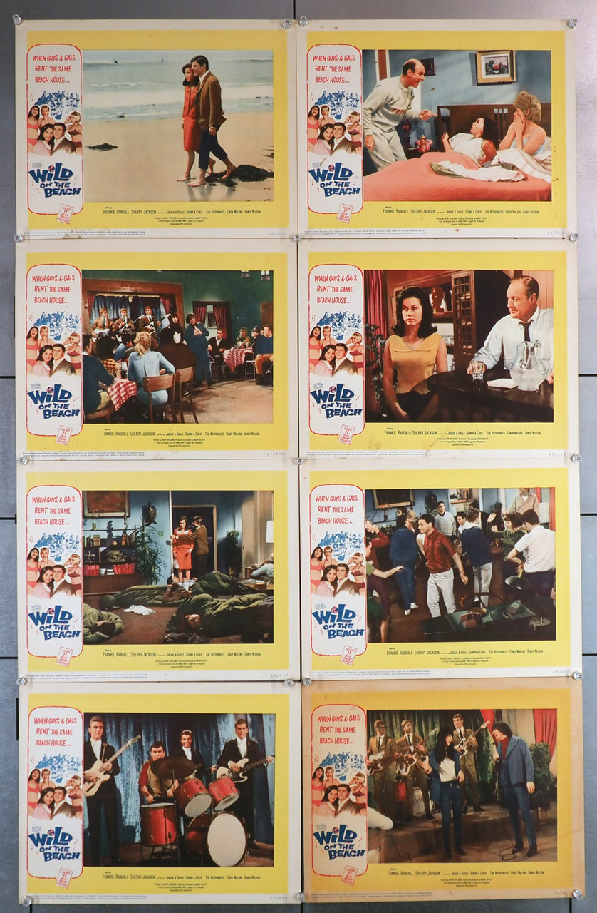 Original Wild On The Beach (1965) movie poster in AU condition for
