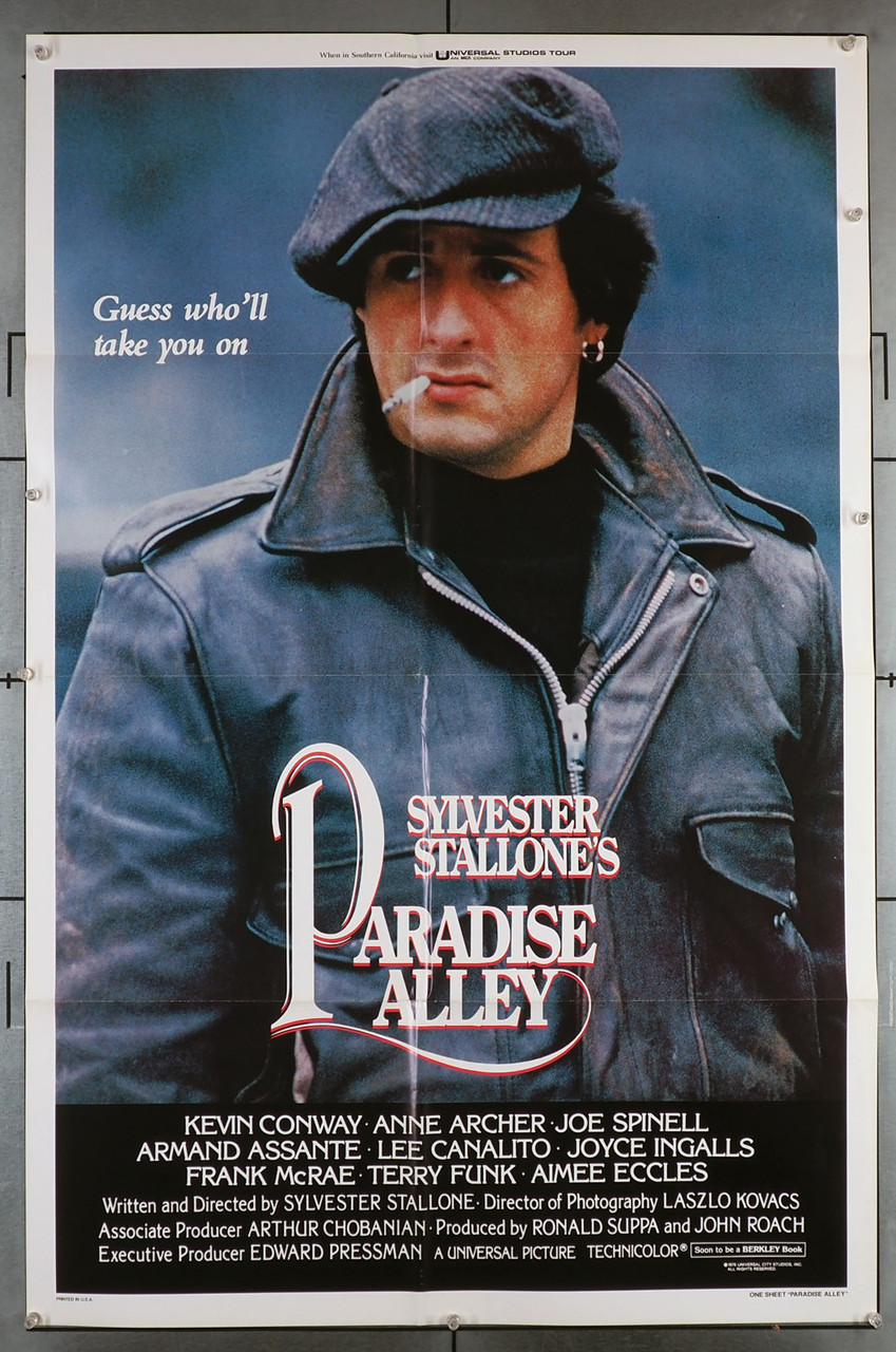 Original Paradise Alley (1978) movie poster in C8 condition for $40.00