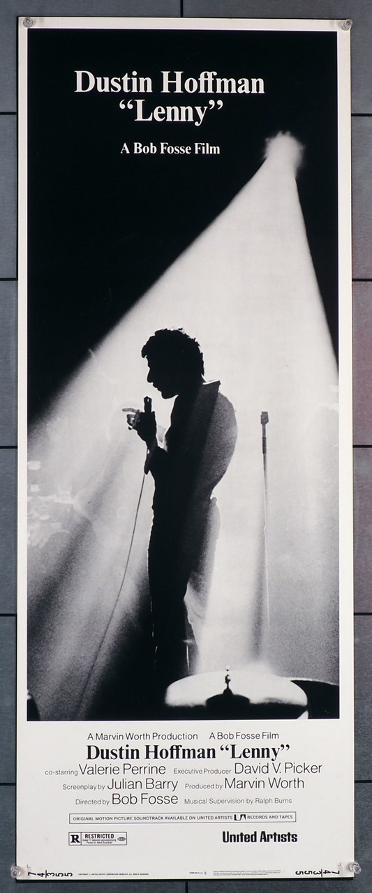Original Lenny (1974) movie poster in VG condition for $75.00