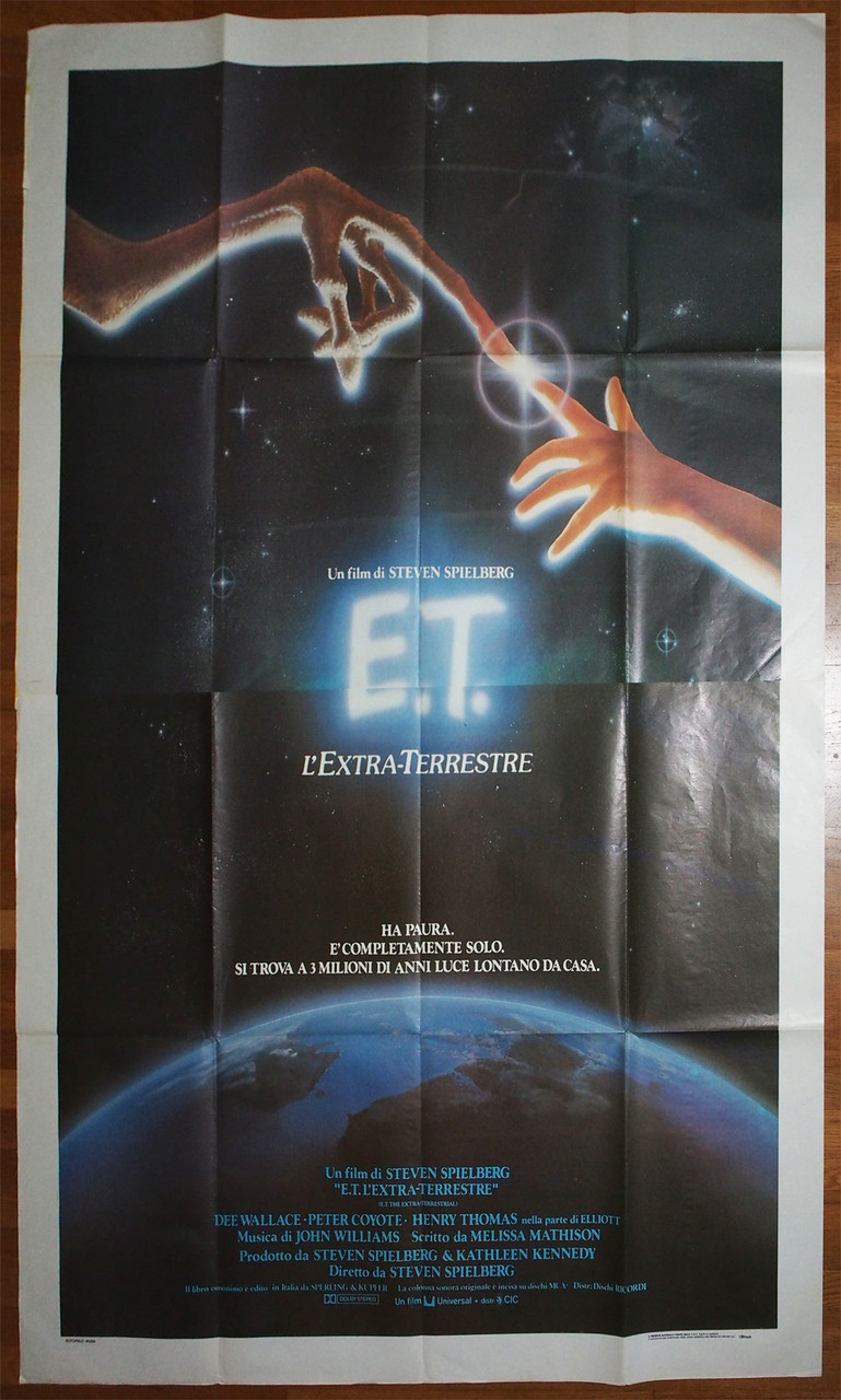 Original E.t. The Extraterrestrial (1982) movie poster in C8