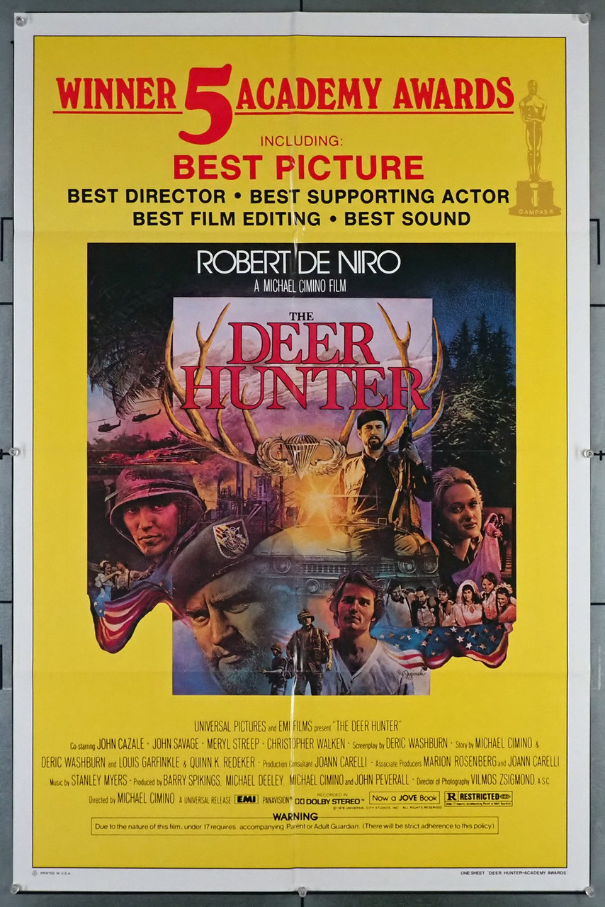 Original Deer Hunter, The (1978) movie poster in VF condition for