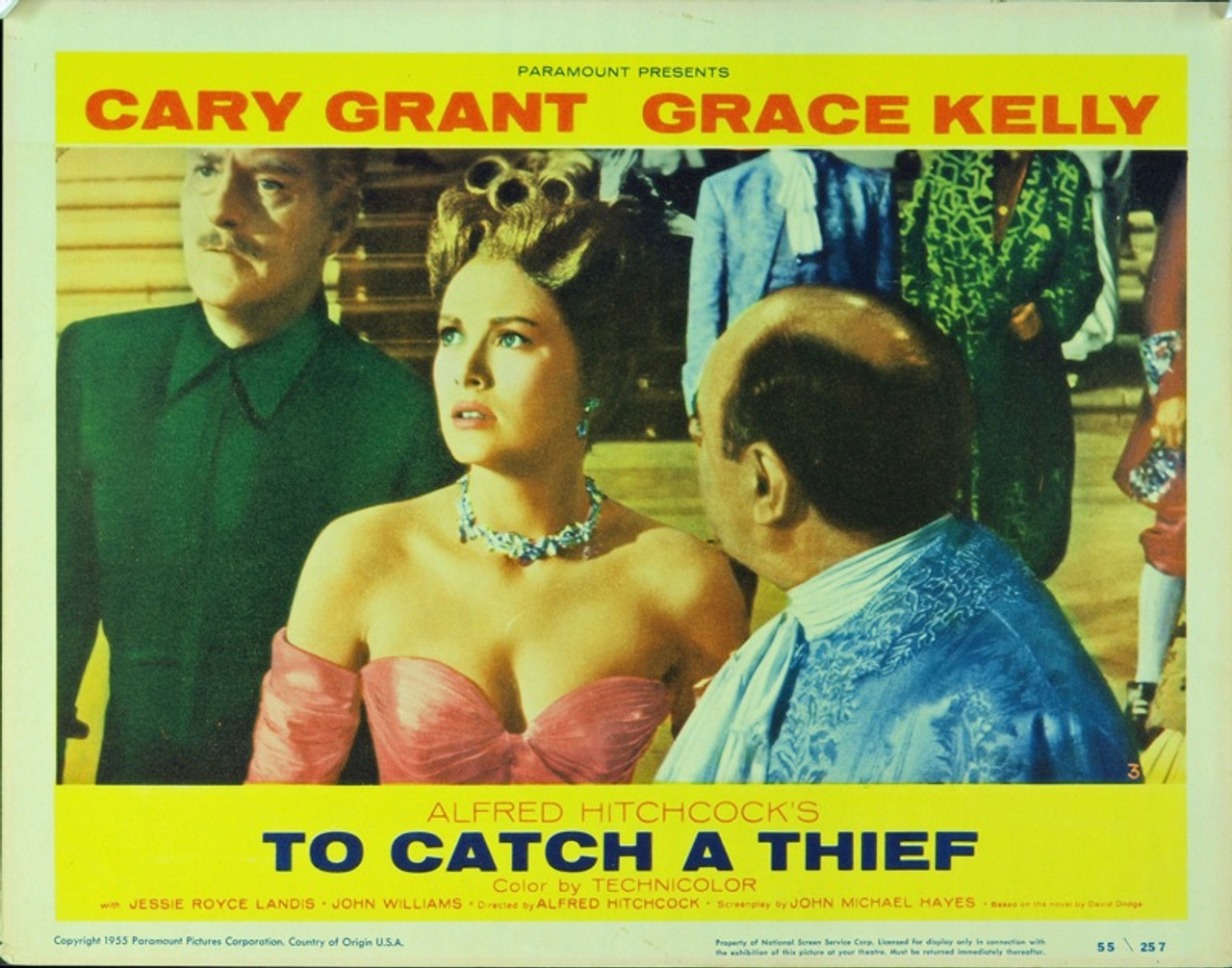 1280px x 1006px - Original To Catch A Thief (1955) movie poster in C8 condition for $150.00