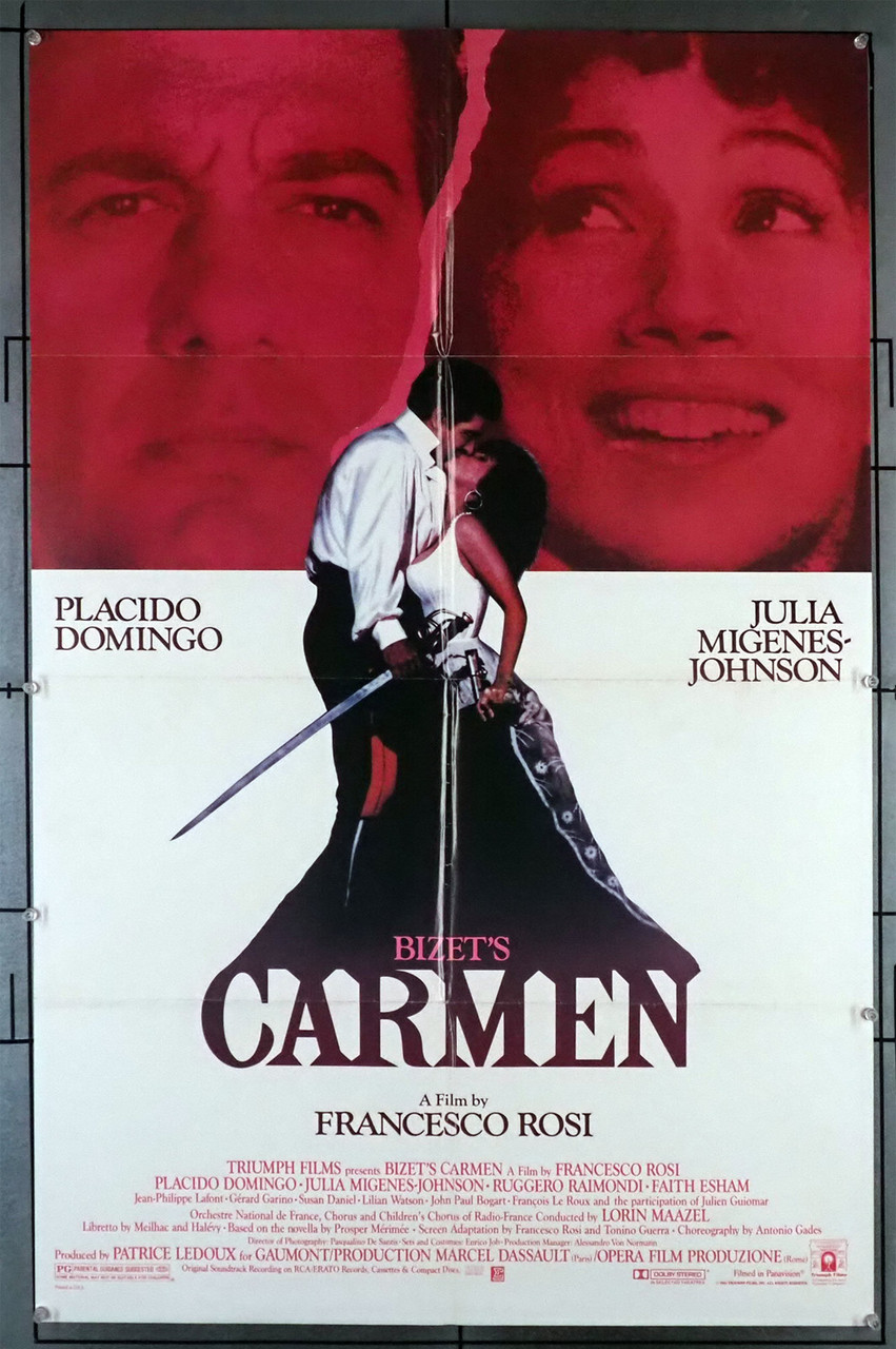 Original Carmen (1984) movie poster in C8 condition for $95.00