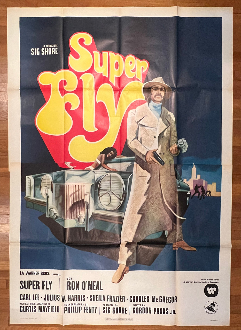 Original Super Fly (1972) movie poster in C9 condition for $1500.00