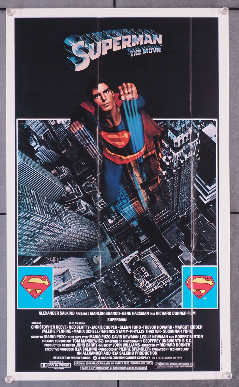 Original Superman (1978) movie poster in VF condition for $25.