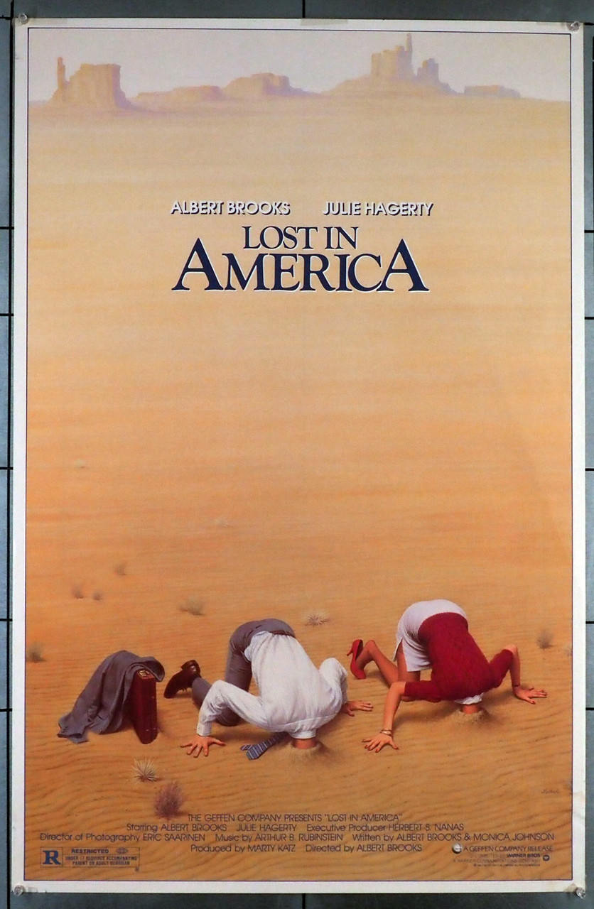 Original Lost In America (1985) movie poster in C8 condition for