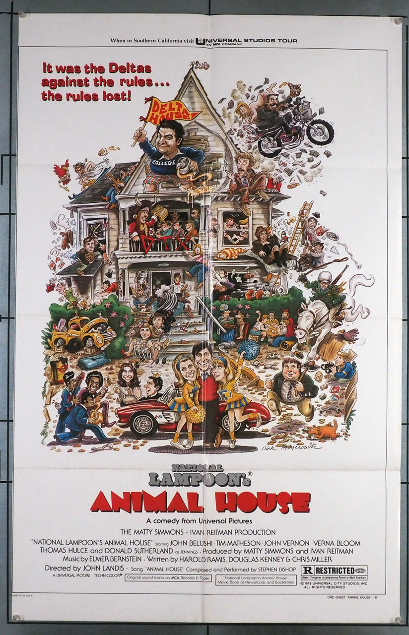 Original National Lampoon's Animal House (1979) movie poster in C8