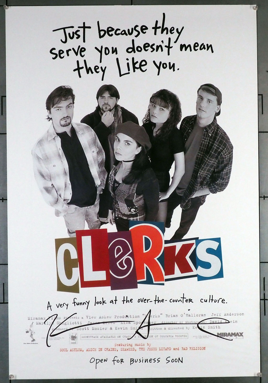 clerks poster signed