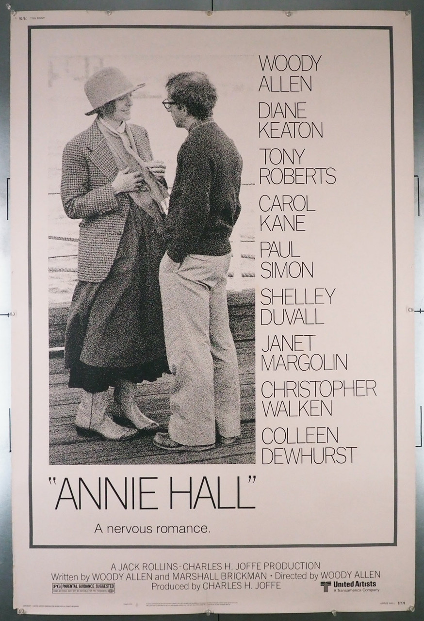 Original Annie Hall (1977) movie poster in VF condition for $213.00