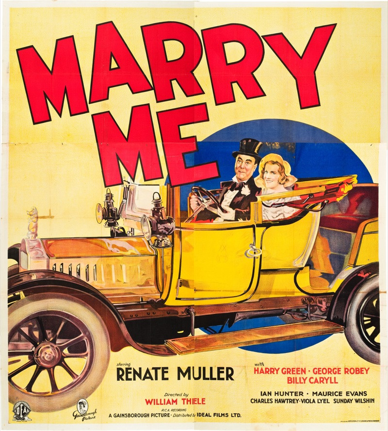 Original Marry Me (1932) movie poster in NM condition for $2000