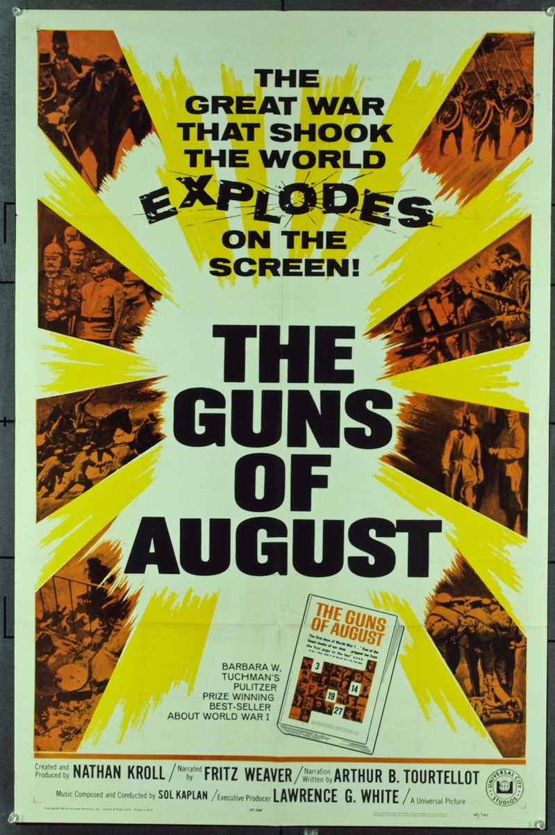 Original Guns Of August, The (1964) movie poster in VF condition